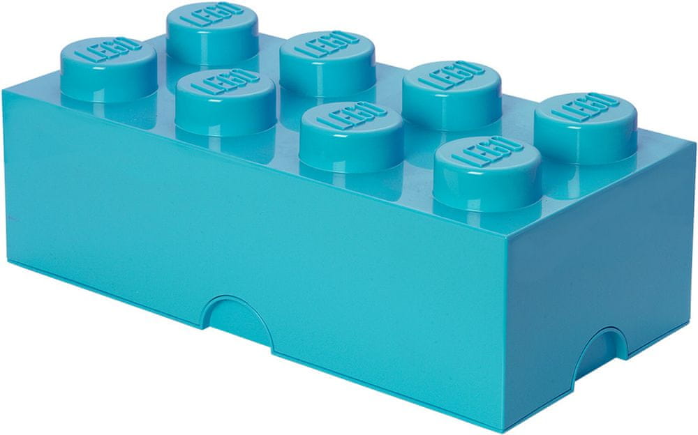 LEGO Storage box 25x50 cm, azúrová